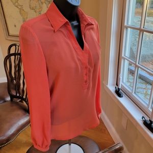 AG semi-sheer blouse